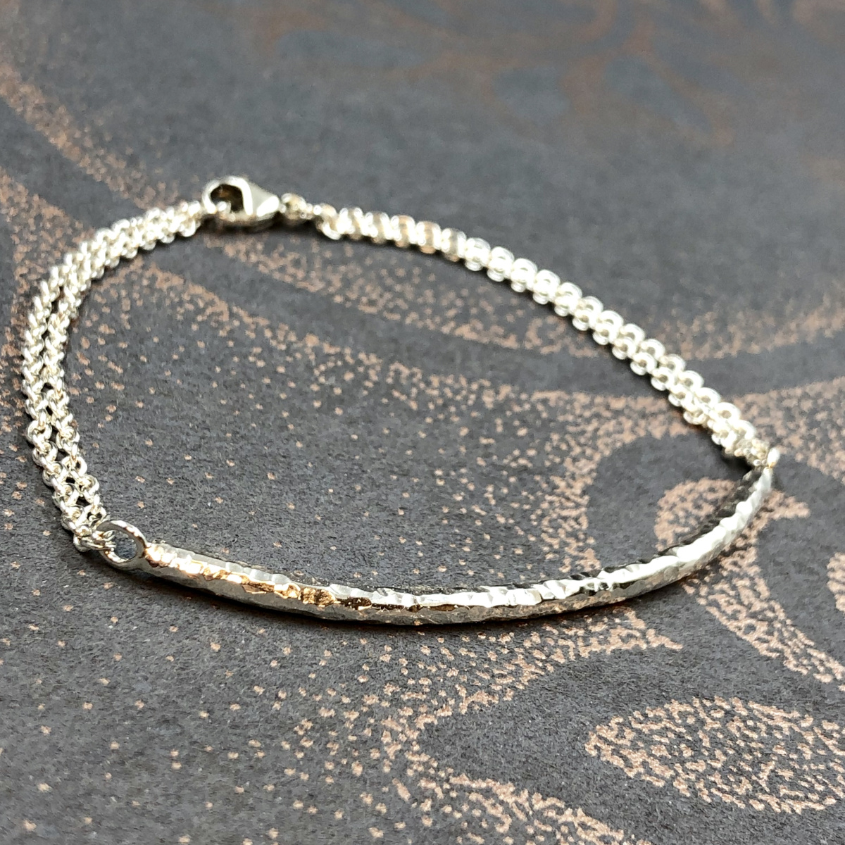 Silverarmband, armband i silver, handgjort